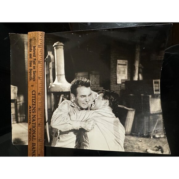 Vintage The Young Lions 1958 Montgomery Clift Fight Scene Movie Still Photo - Picture 5 of 14